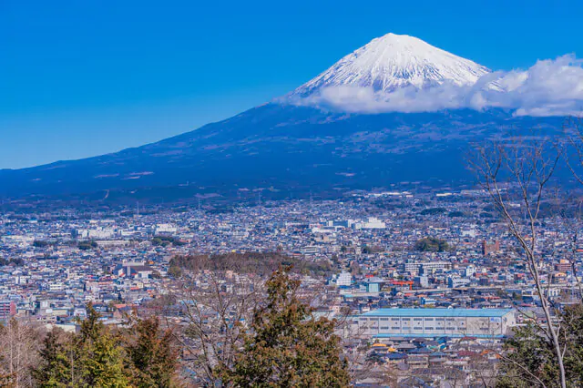 富士宮市と富士山